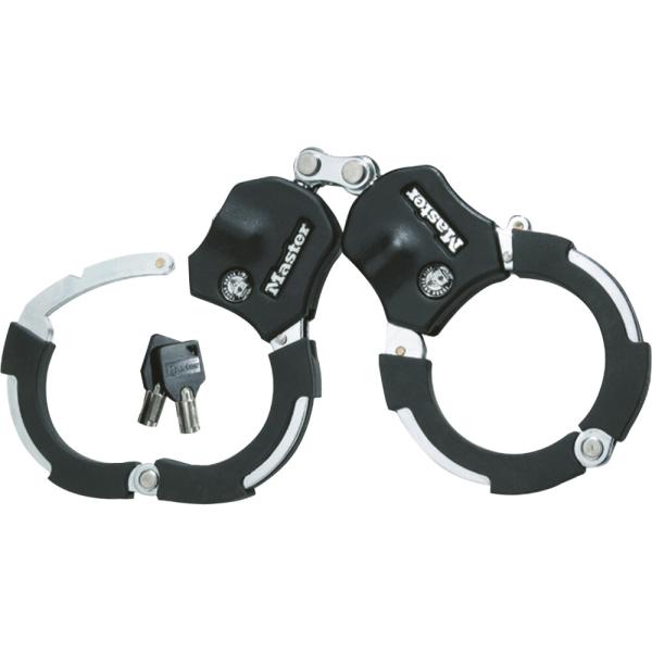 Master Lock Handschellenschloss Street Cuff 8200 Schwarz Weite B&uuml;gel: 76 mm Schl&uuml;ssel