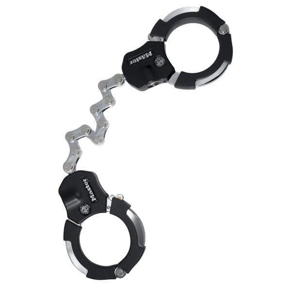 Master Lock Handschellenschloss Street Cuff 8290 Schwarz Weite B&uuml;gel: 76 mm Schl&uuml;ssel