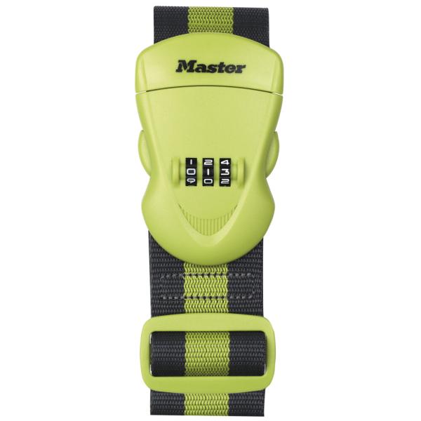 Master Lock Gep&auml;ckgurt mit Zahlenschloss Gr&uuml;n 950 - 2000 mm
