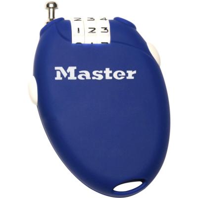 Master Lock Kabelschloss Retractor 4er Pack 2 mm x 700 mm Zahlenkombination einstellbar Produktbild 2