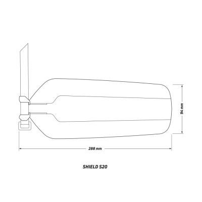 Z&eacute;fal Mudguards Shield S20 Produktbild 2