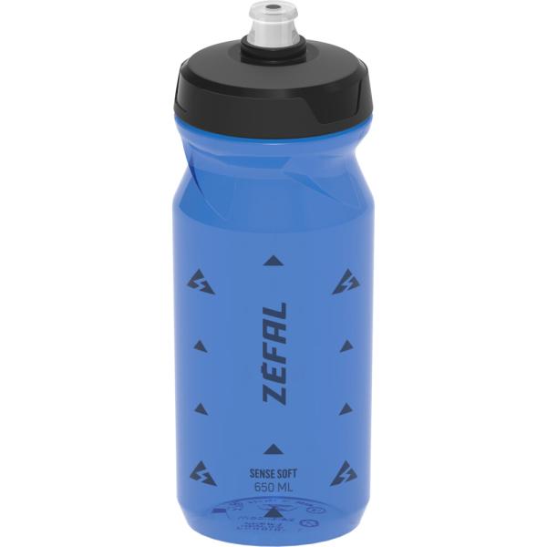 Z&eacute;fal Trinkflasche Sense Soft Transparent/Blau 650 ml