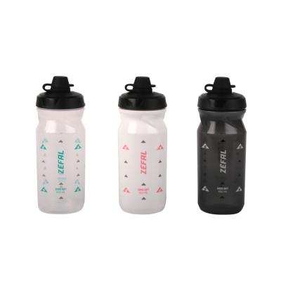 Z&eacute;fal Trinkflasche Sense Soft No-Mud Smoke Schwarz 650 ml Produktbild 1