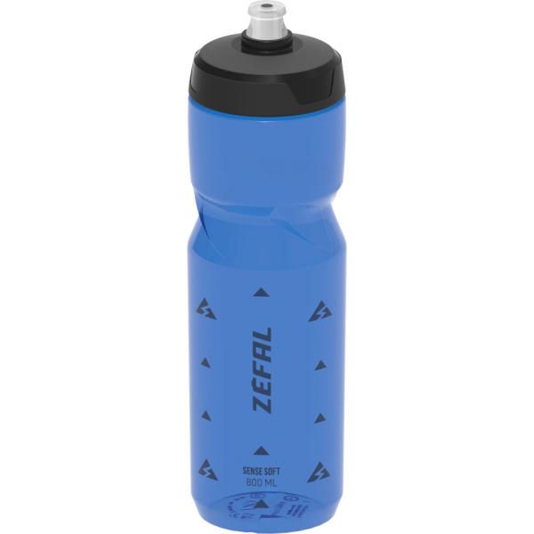 Z&eacute;fal Trinkflasche Sense Soft Transparent/Blau 800 ml