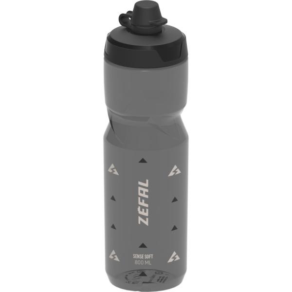 Z&eacute;fal Trinkflasche Sense Soft No-Mud Smoke Schwarz 800 ml