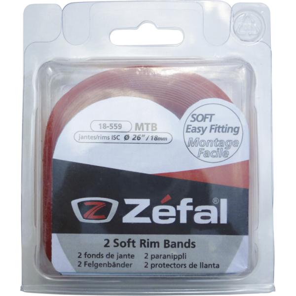 Z&eacute;fal Felgenband PVC-Soft 18 mm 26" Rot