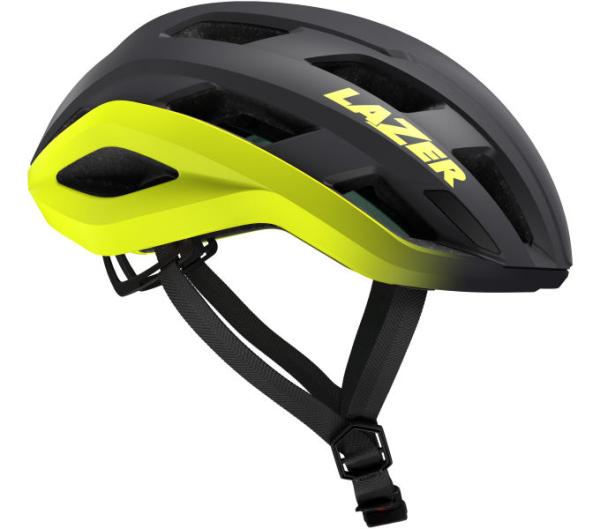 LAZER LAZER Helm Strada KinetiCore Road Matte Dark Grey Flash Yellow (XL)