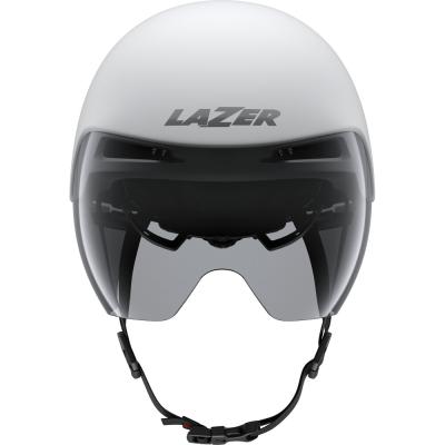 LAZER LAZER Helm Volante KinetiCore Triathlon/Zeitfahren Matte White Silver (S) 52-56 Produktbild 1