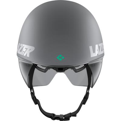 LAZER LAZER Helm Volante KinetiCore Triathlon/Zeitfahren Matte White Silver (S) 52-56 Produktbild 2