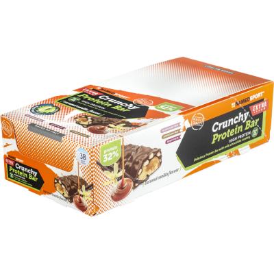 NAMEDSPORT NAMEDSPORT Proteinriegel CRUNCHY PROTEIN BAR Karamell Vanille 24 x 40 g Produktbild 1
