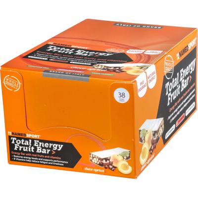 NAMEDSPORT NAMEDSPORT Energieriegel TOTAL ENERGY FRUIT BAR Choco-Apricot 25 x 35 g Produktbild 1
