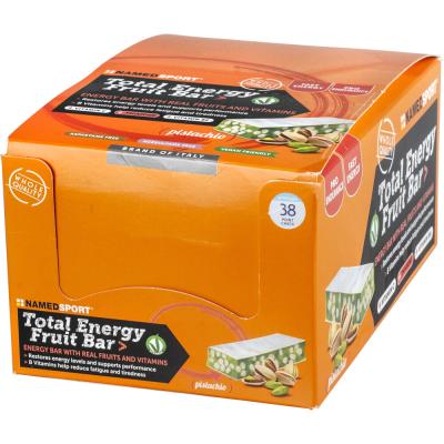 NAMEDSPORT NAMEDSPORT Energieriegel TOTAL ENERGY FRUIT BAR Pistachio 25 x 35 g Produktbild 1