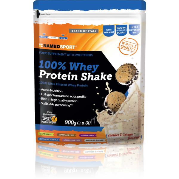 NAMEDSPORT NAMEDSPORT Proteinpulver 100% WHEY PROTEIN SHAKE Cookies and Cream 900 g