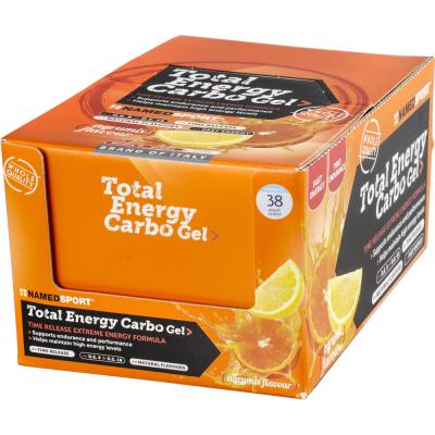 NAMEDSPORT NAMEDSPORT Energie-Gel TOTAL ENERGY CARBO GEL Zitrus 24 x 40 ml Produktbild 1