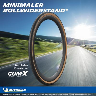 Michelin FALTREIFEN POWER ADVENTURE Comp GUM-X 30-622 Schwarz TS TLR Produktbild 3