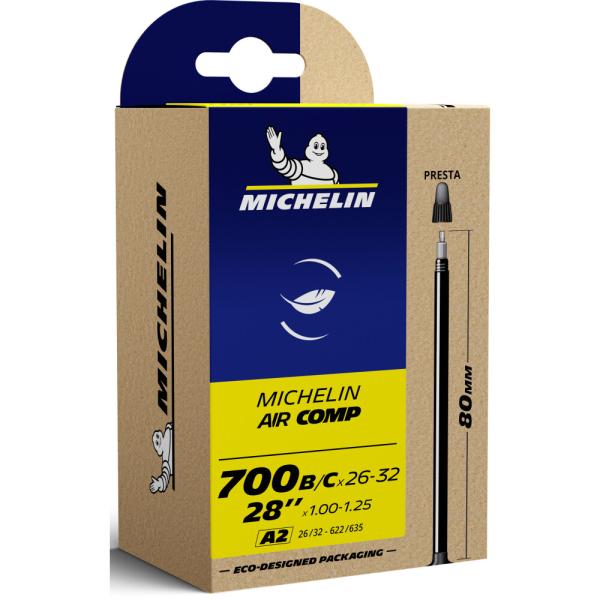 Michelin SCHLAUCH A2 AIRCOMP SV 26/32-622/635 80mm