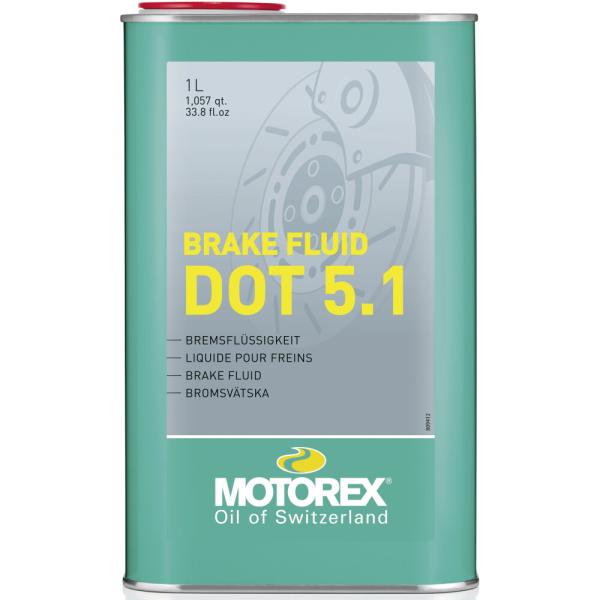 MOTOREX MOTOREX Bremsfl&uuml;ssigkeit BRAKE FLUID DOT 5.1 1x 1 Liter Flasche