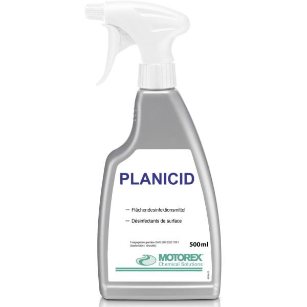 MOTOREX MOTOREX PLANICID Fl&auml;chendesinfektionsmittel 500 ml Flasche