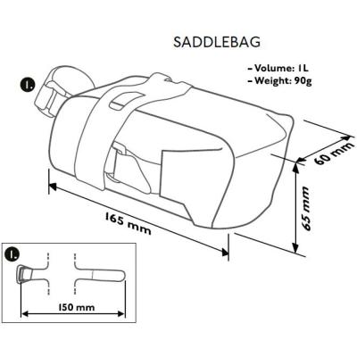 PRO Satteltasche klein Discover 0,6 l Produktbild 3