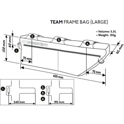 PRO Rahmentasche Discover Team 5,5 l Produktbild 3