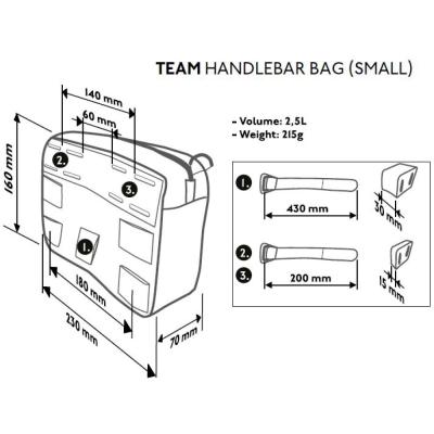 PRO Lenkertasche klein Discover 2,5 l Produktbild 4