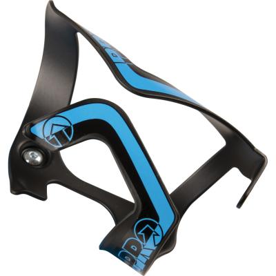 PRO Flaschenhalter Aluminium Seite Schwarz/Blau Einschub links Produktbild 1