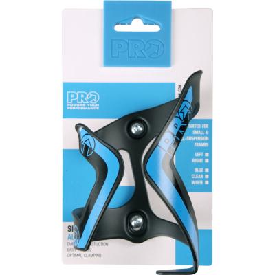 PRO Flaschenhalter Aluminium Seite Schwarz/Blau Einschub links Produktbild 4