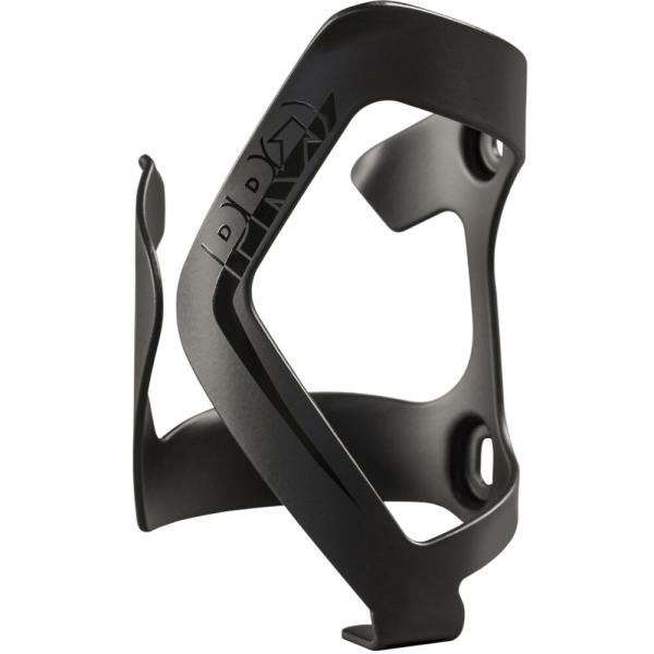 PRO Flaschenhalter Aluminium Seite Schwarz/Schwarz Einschub links