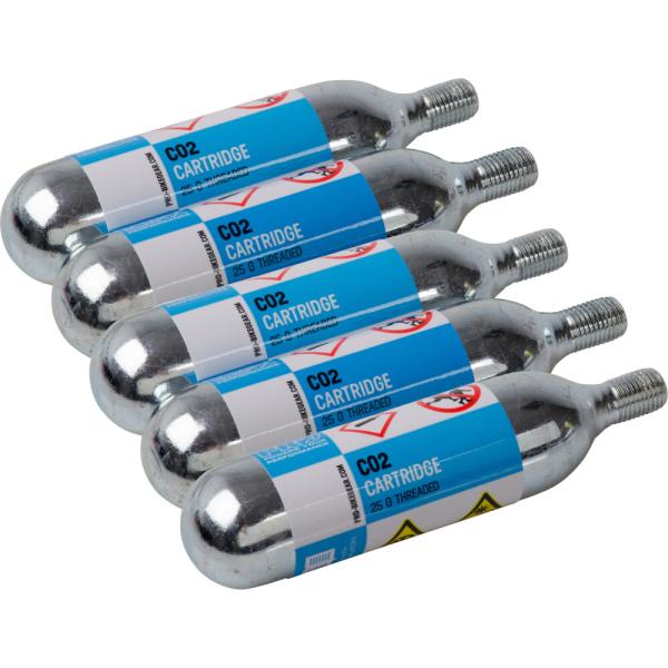 PRO Ersatzpatronensatz CO2 mit Gewinde 5 St&uuml;ck/25 g