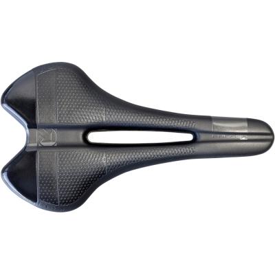 PRO Fahrradsattel Falcon Gel 142 mm Schwarz Edelstahl Gestell Produktbild 3