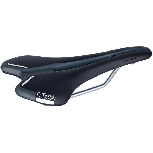PRO Fahrradsattel Falcon Sport 142 mm Schwarz CrMo Gestell