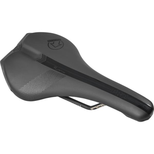 PRO Fahrradsattel Turnix Performance 132 mm Schwarz Edelstahl Gestell