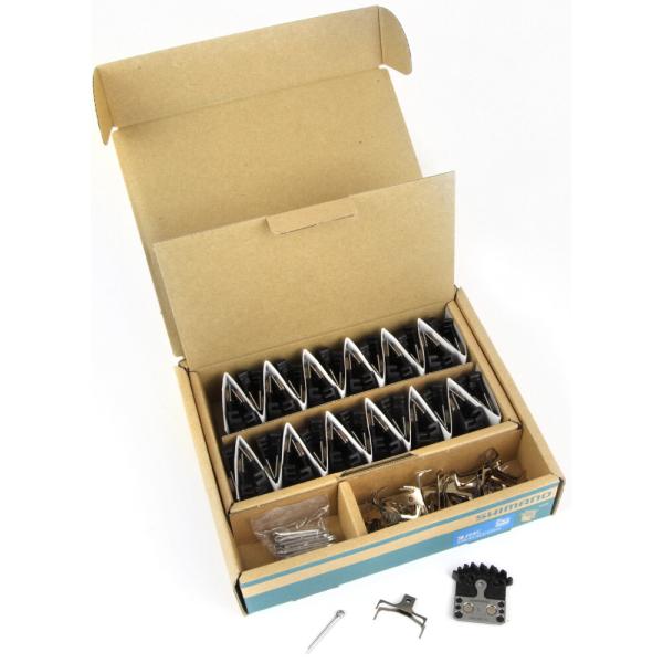 SHIMANO 25 Paar Werkstattpackung Scheibenbremsbelag J04C-MF Sinter Stahltr&auml;ger