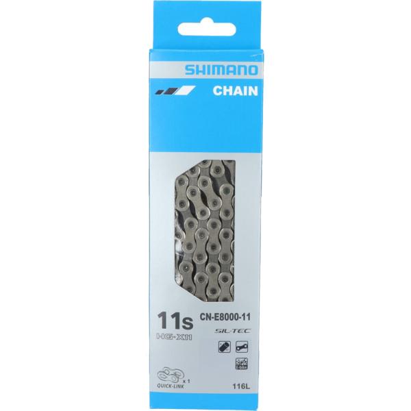 SHIMANO Kette DEORE XT CN-E8000 11-fach 116 Glieder Kettenschloss