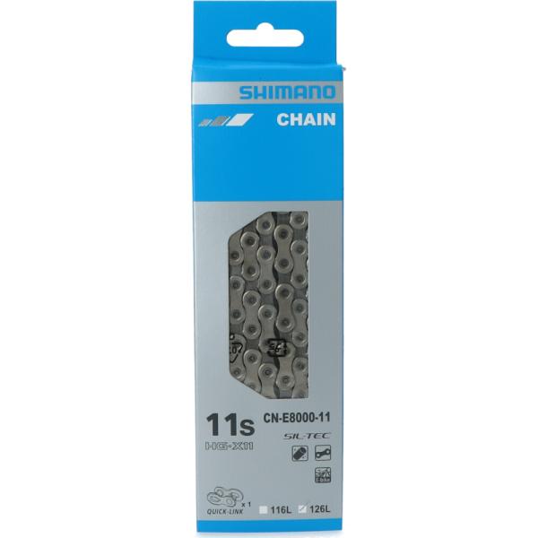 SHIMANO Kette DEORE XT CN-E8000 11-fach 126 Glieder Kettenschloss