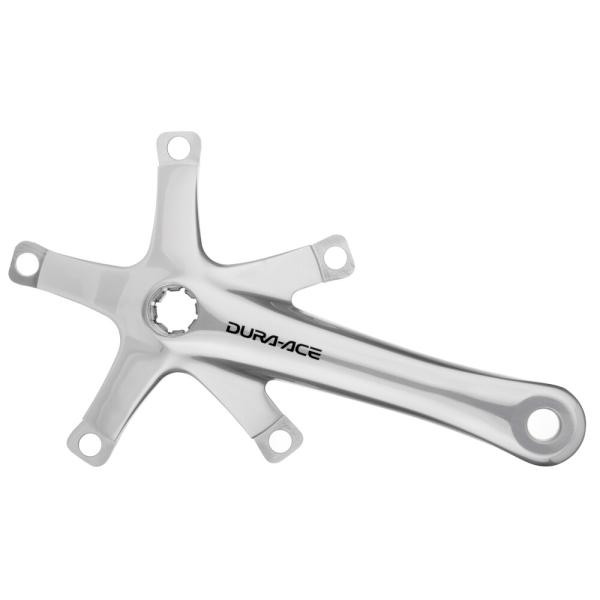SHIMANO Kurbelgarnitur DURA-ACE TRACK FC-7710 172,5 mm ohne Kettenblatt Silber