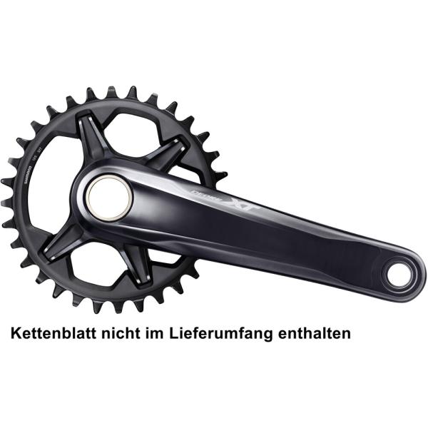 SHIMANO Kurbelgarnitur DEORE XT FC-M8120-1 12-fach 170 mm ohne Kettenblatt