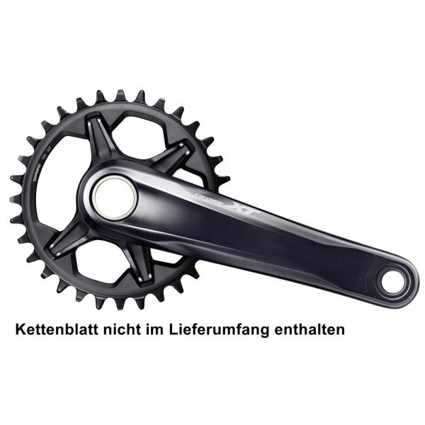 SHIMANO Kurbelgarnitur DEORE XT FC-M8130-1 12-fach 165 mm ohne Kettenblatt