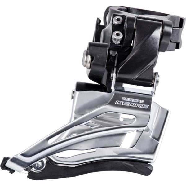 SHIMANO Umwerfer DEORE FD-M6025 2-fach MTB Schelle hoch Dual-Pull