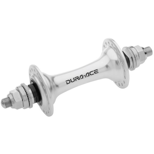 SHIMANO Vorderradnabe DURA-ACE TRACK HB-7710 36 Loch Vollachse m. Muttern Silber