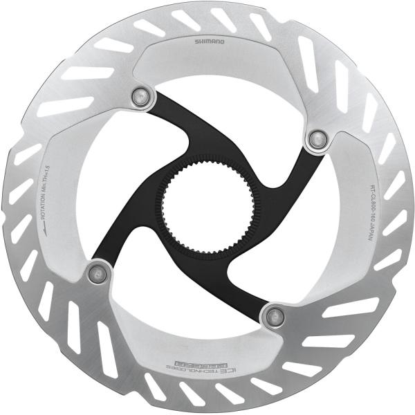 SHIMANO Bremsscheibe RT-CL800, 160 mm, Lockring innenverzahnt mit Magnet f&uuml;r EW-SS302