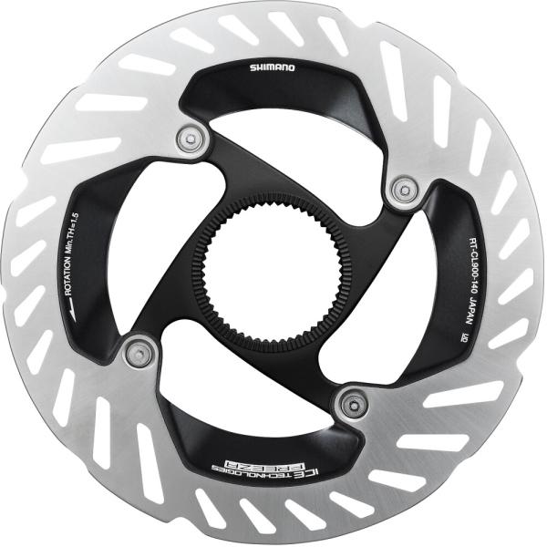 SHIMANO Bremsscheibe RT-CL900 140mm, Verschlussring mit Innenverzahnung