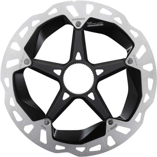 SHIMANO Bremsscheibe RT-MT900, 180 mm, Lockring innenverzahnt mit Magnet f&uuml;r EW-SS302