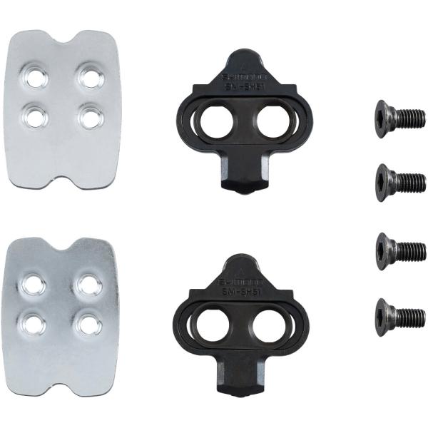 SHIMANO Schuhplatten SM-SH51 SPD mit Gegenplatte
