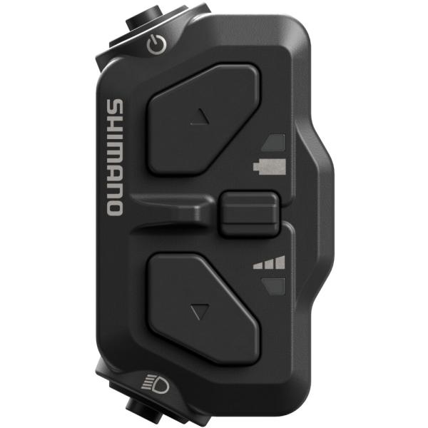 SHIMANO Schalter SHIMANO E-BIKE SYSTEMS S-WEN600-L Schelle 35,0 mm mit 31,8 mm Adapter