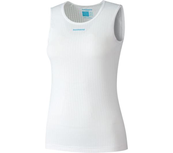 SHIMANO W's VERTEX MESH Sleeveless Baselayer White L