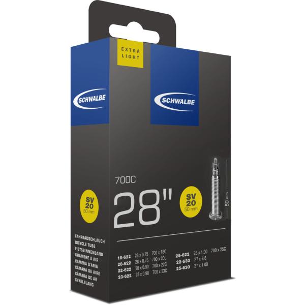 Schwalbe SCHLAUCH SV20 EXTRA LIGHT 18/25-622/630 50mm