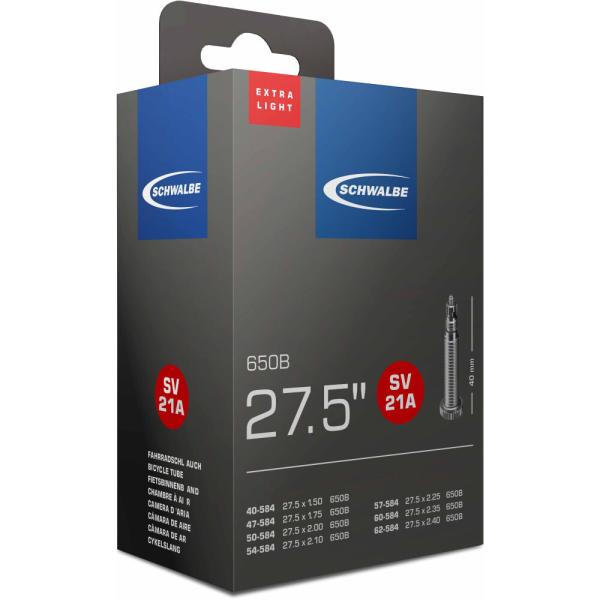Schwalbe SCHLAUCH SV21A EXTRA LIGHT 40/62-584 40mm
