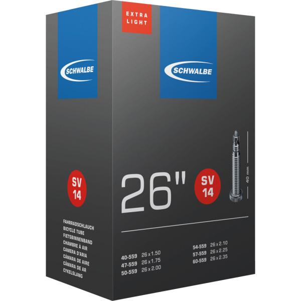 Schwalbe SCHLAUCH SV14 EXTRA LIGHT 40/60-559 40mm