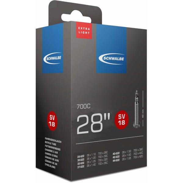 Schwalbe SCHLAUCH SV18 EXTRA LIGHT 28/44-622 40mm